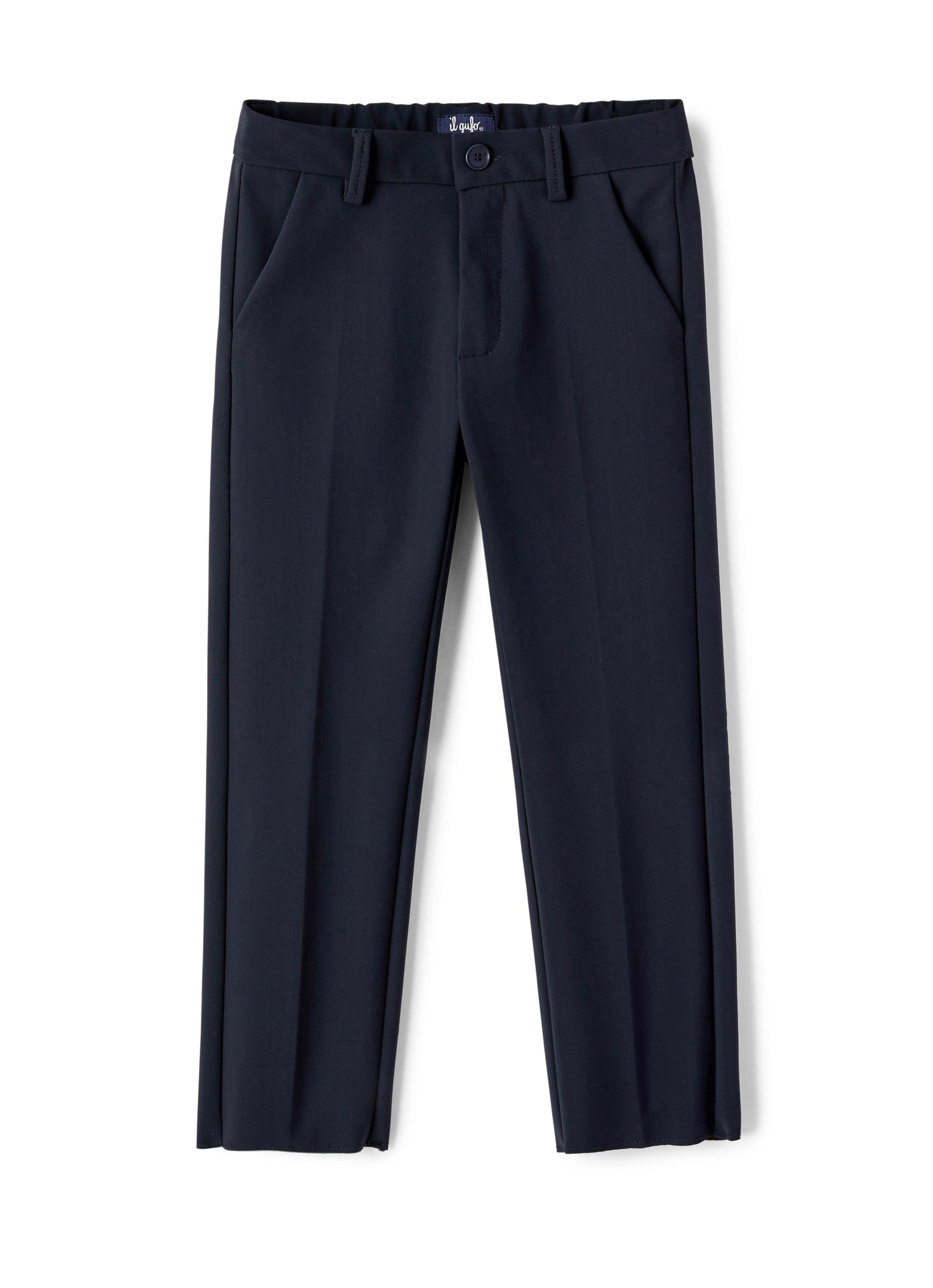 Pantalon à poche arrière boutonnée - Deep Blue