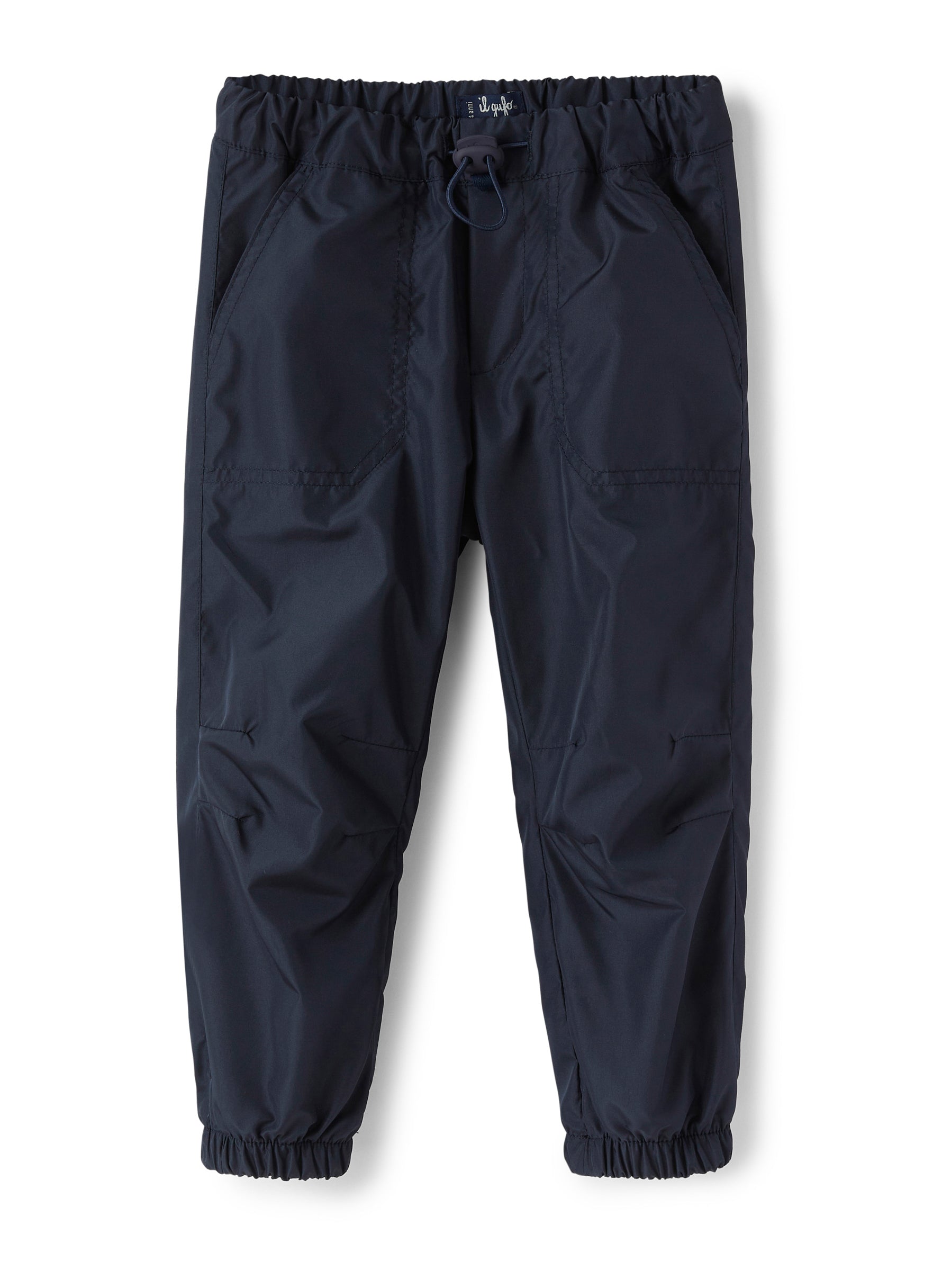 Pantaloni in tessuto tecnico blu