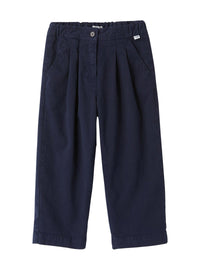 Pantaloni gamba dritta in gabardine