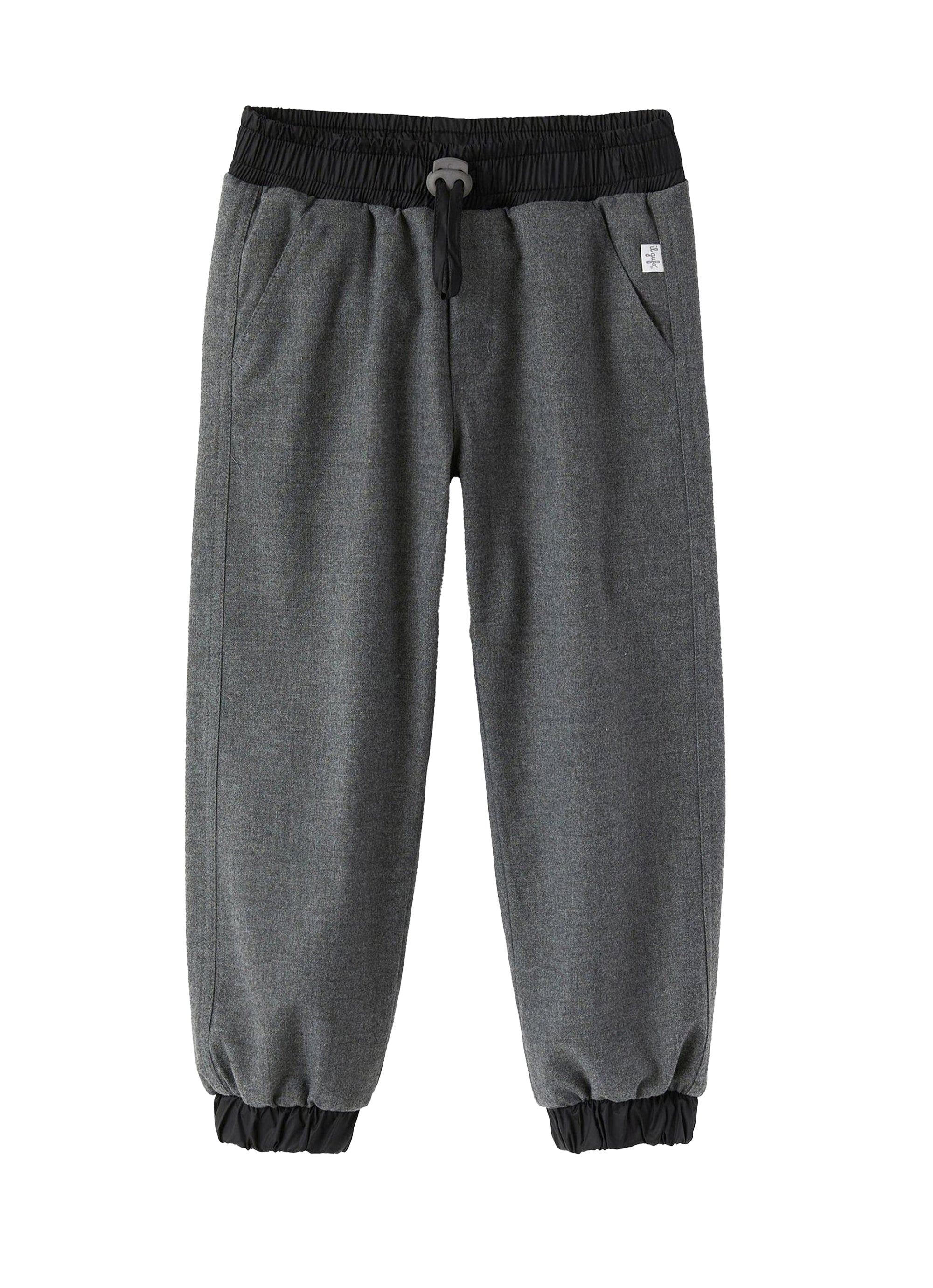Pantaloni in tecnowool con dettagli tecnici