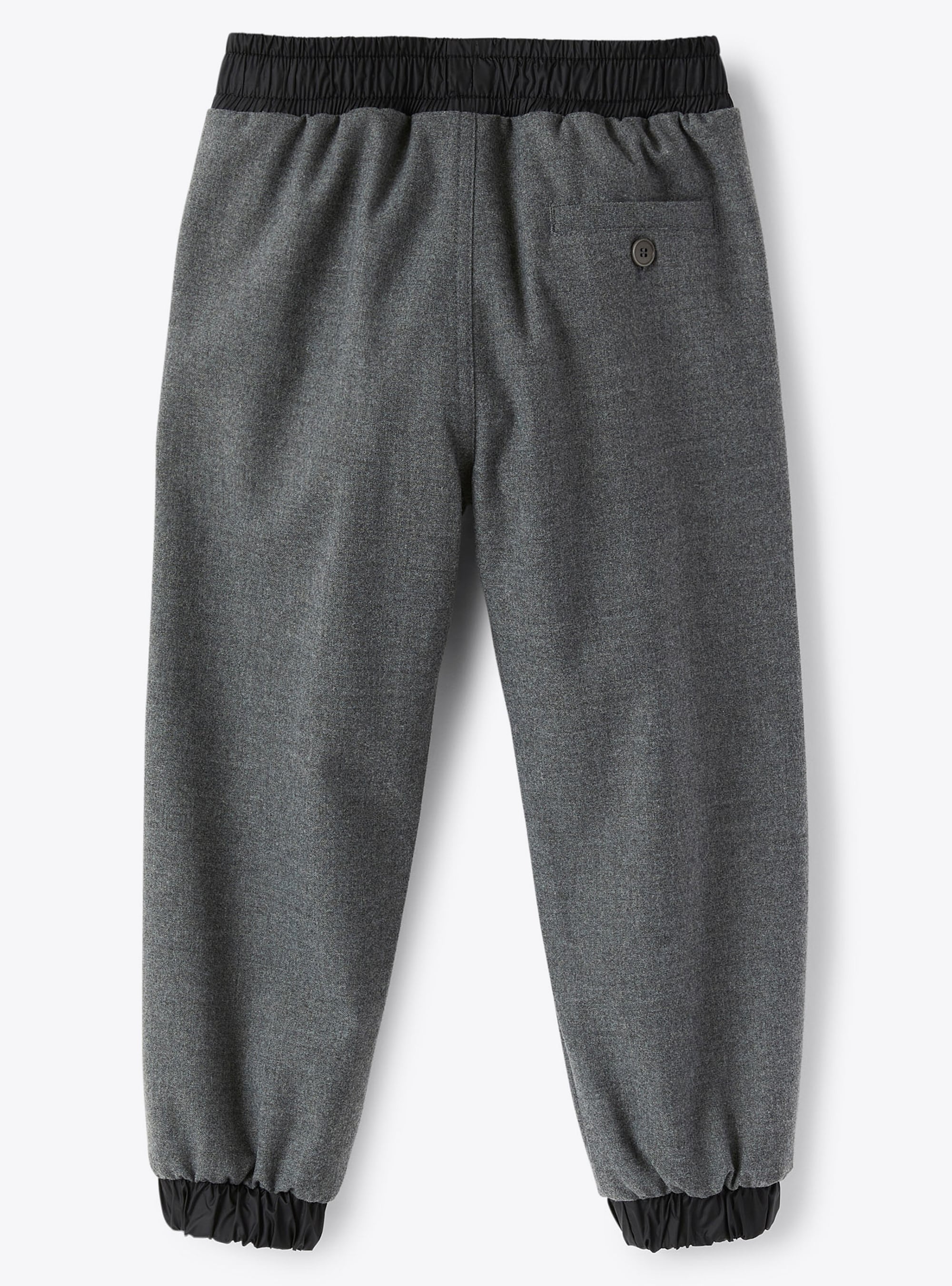 Pantalon jogger à cordon de serrage - Grigio & Nero