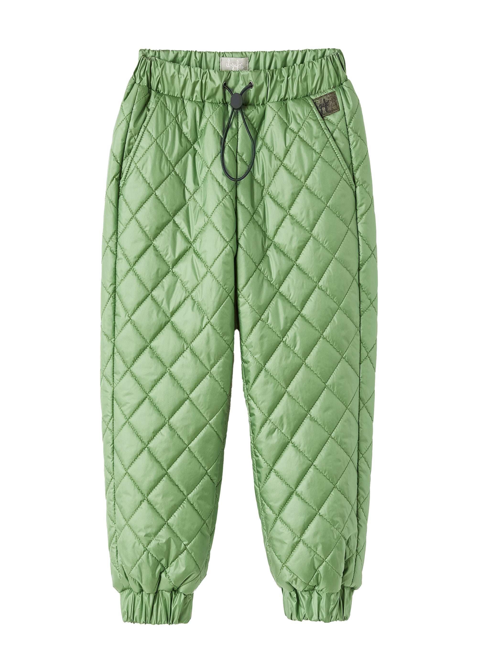 Quilted jogging suit - Verde Drago & Blue