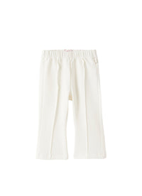 Pantalon trompette en polaire - Milk