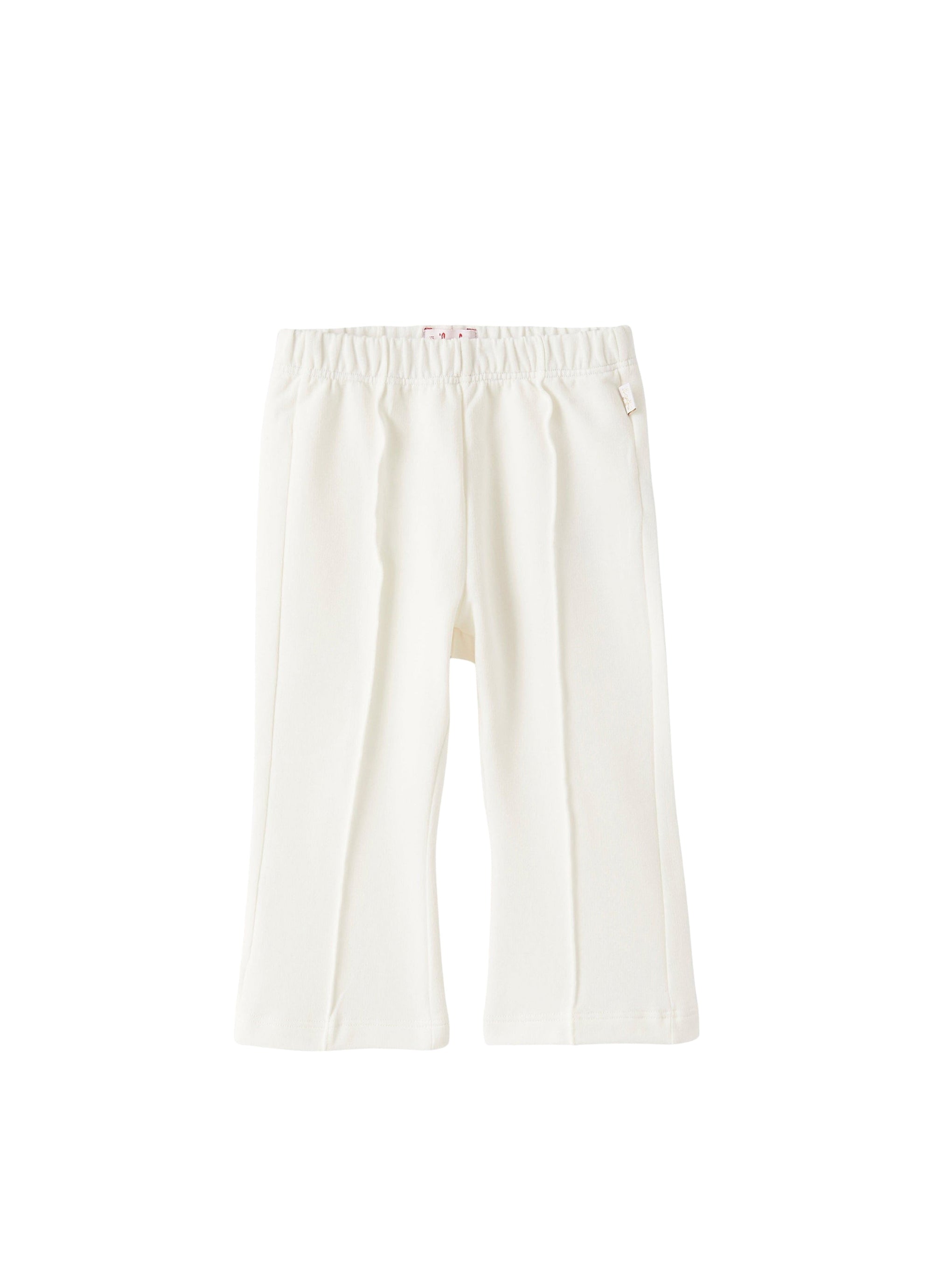 Pantalon trompette en polaire - Milk