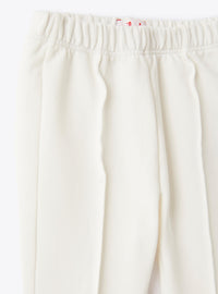 Pantalon trompette en polaire - Milk