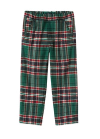 Pantalone regular fit in tartan