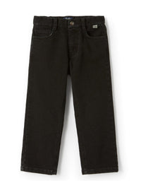 pl388jn021_099 // DOUBLON FUSION /// DOUBLON DEVIENT OK PICS / Jeans 5 tasche in denim nero regular fit