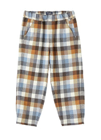 pl394c3133_462 // DOUBLON PAS FUSION /// DOUBLON DEVIENT OK PICS / Pantalone carrot fit in cotone a quadri
