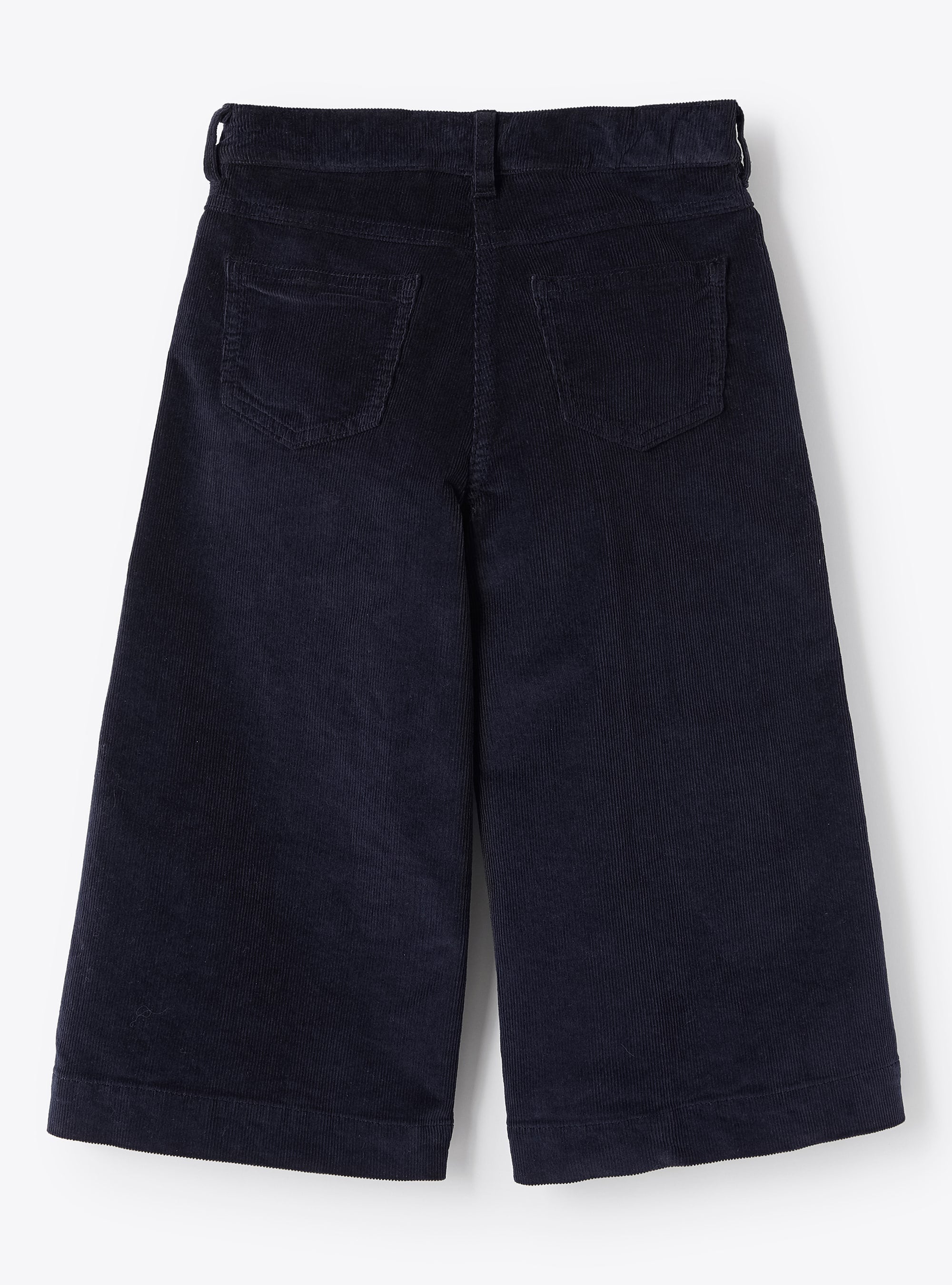 Wide-leg corduroy trousers - Blue