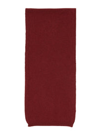 Sciarpa in lana merino bordeaux