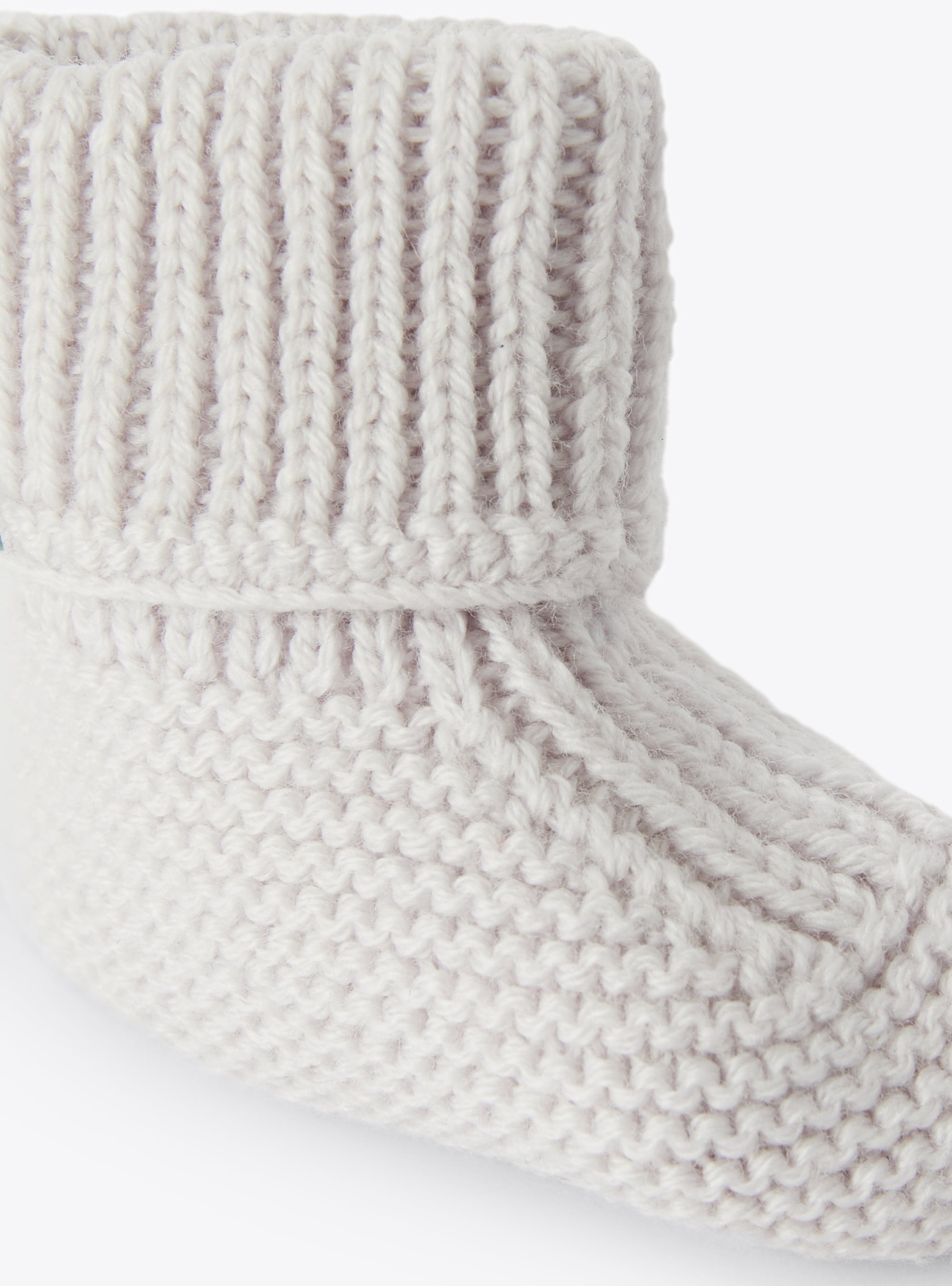 Woolen knitted slippers - Sabbia