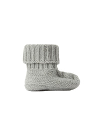 Chaussons en tricot tressés en laine - Cloud Grey