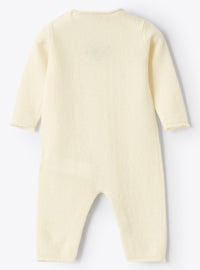Teddy bear face cashmere playsuit