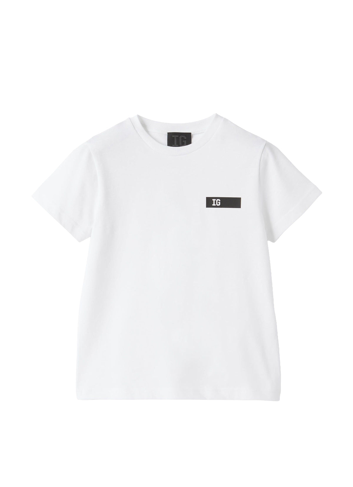 ts347m0094_011 // DOUBLON FUSION /// Taped Logo Regular Fit T-Shirt