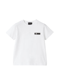 T-shirt regular con logo nastrato