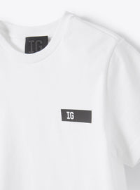 Taped logo regular fit T-shirt