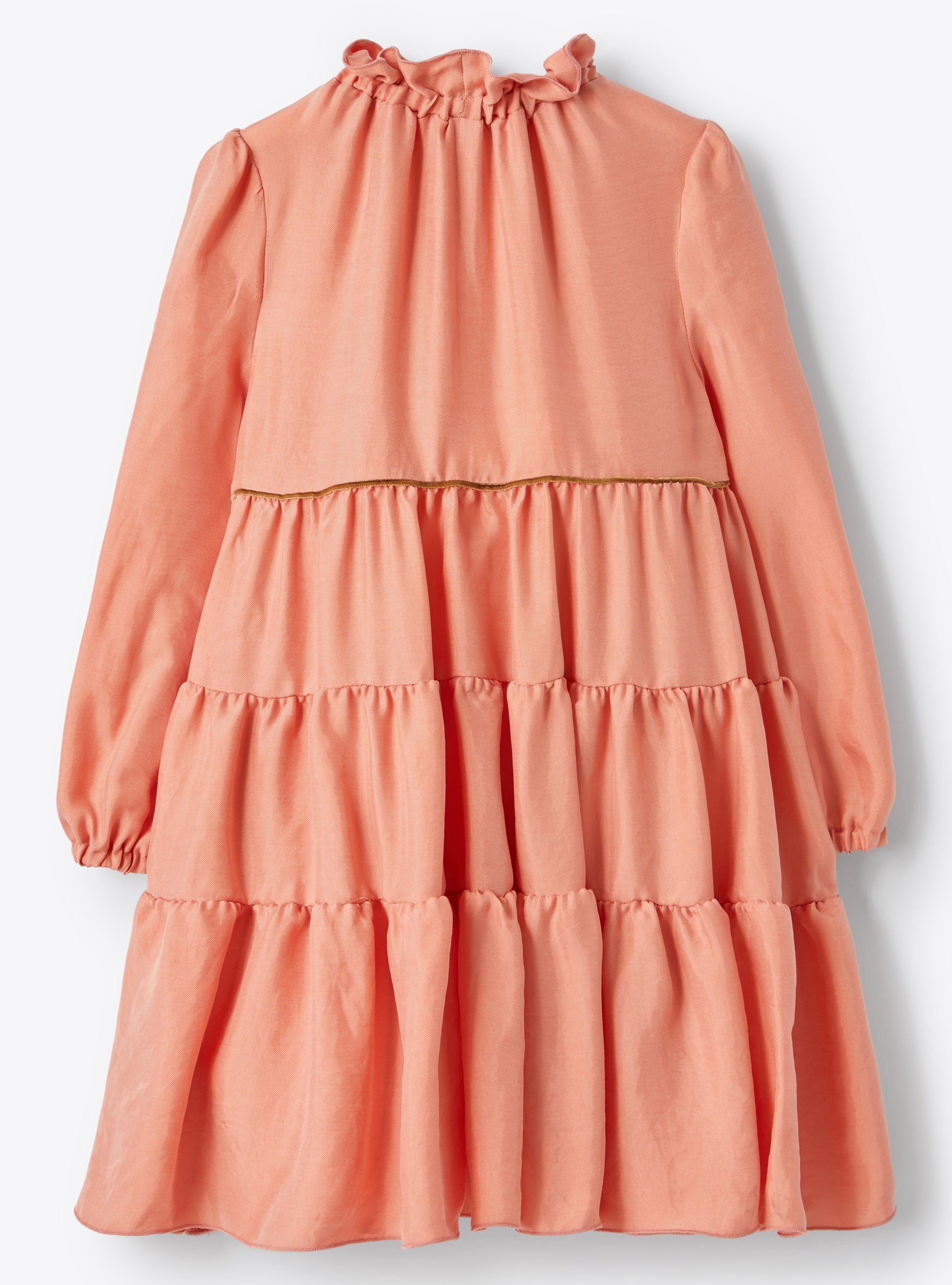 Ruffled maxi dress - Bubble Pink