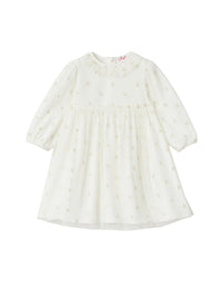 Abito in tulle fantasia a pois