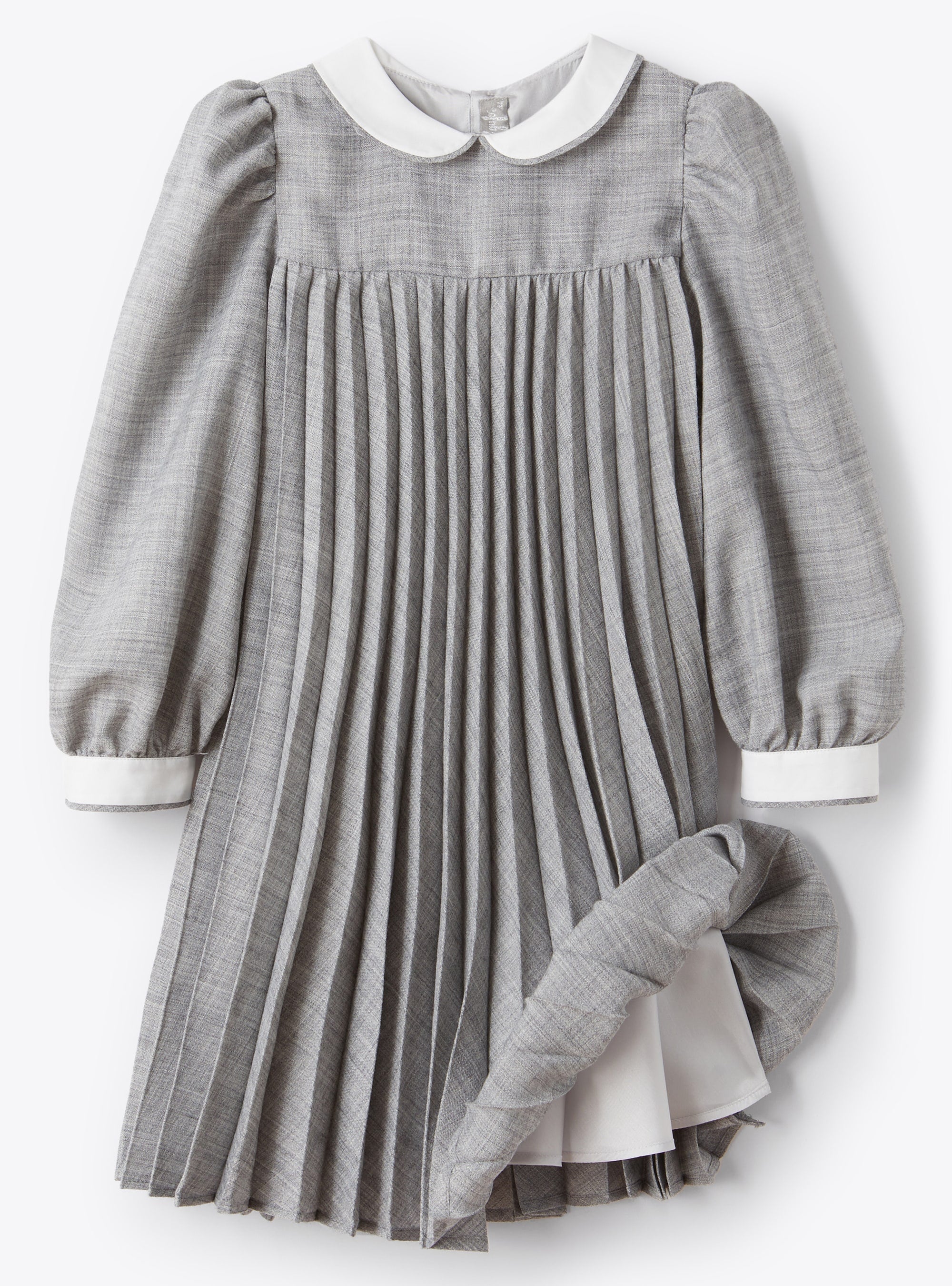 Pleated pattern dress - Granito