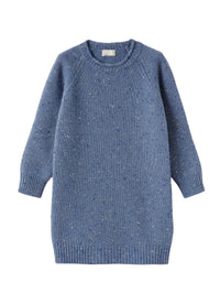 Abito in lana con dettagli in lurex