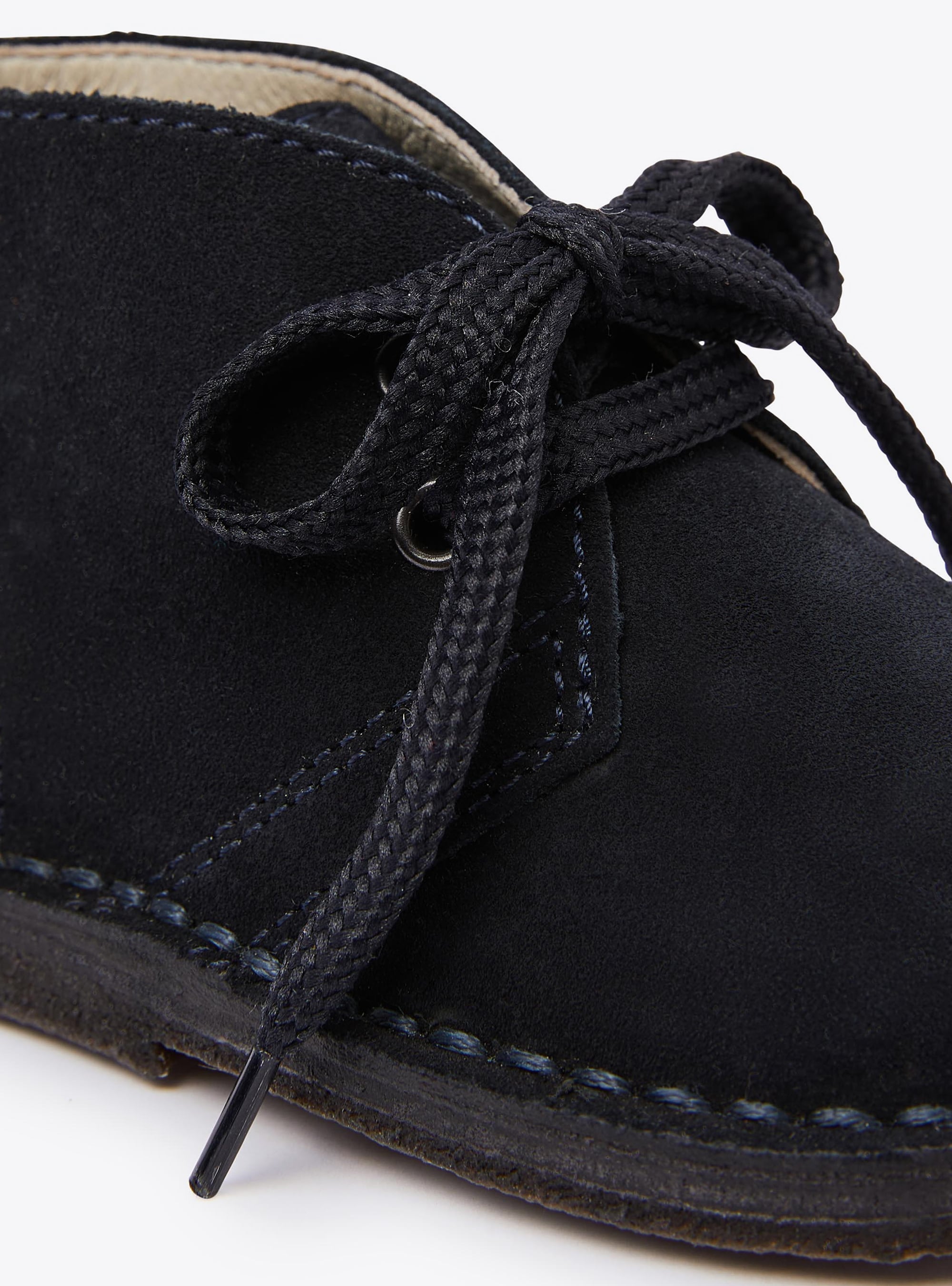 Classic leather lace-up boots - Blue