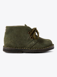 Classic leather lace-up boots - Hunter Green