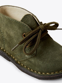 Classic leather lace-up boots - Hunter Green