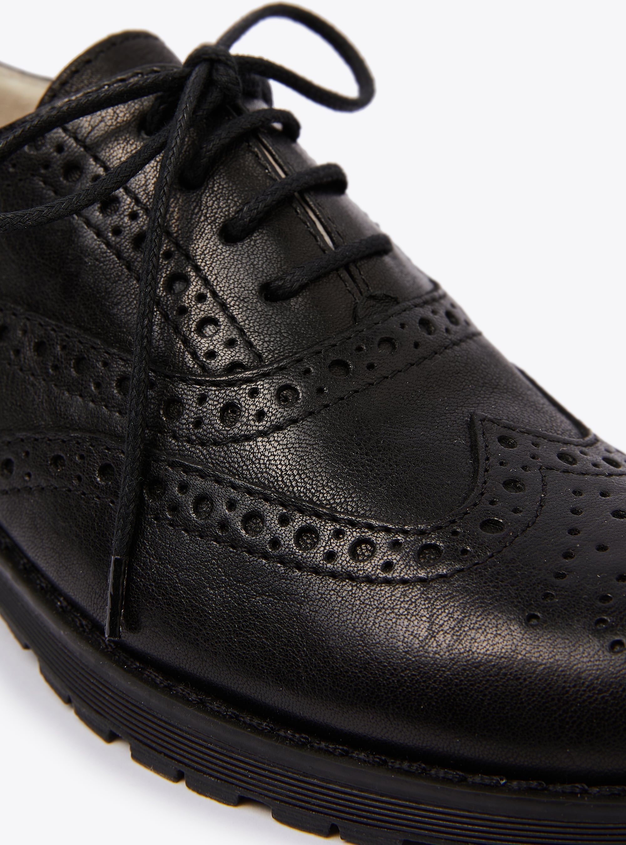 Leather Derbies - Black