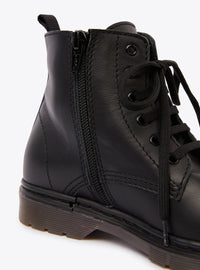 Amphibious boots with six eyelets - Nero