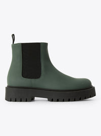 Chelsea boots with thick soles - Verde Bosco