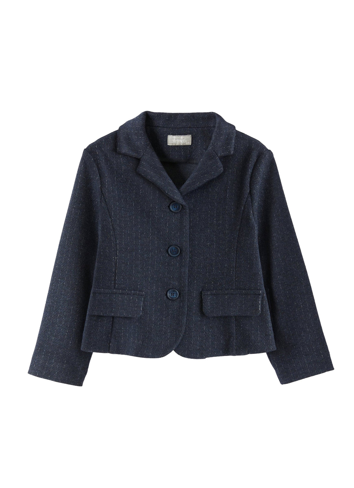 Blazer à simple boutonnage à fines rayures - Blue