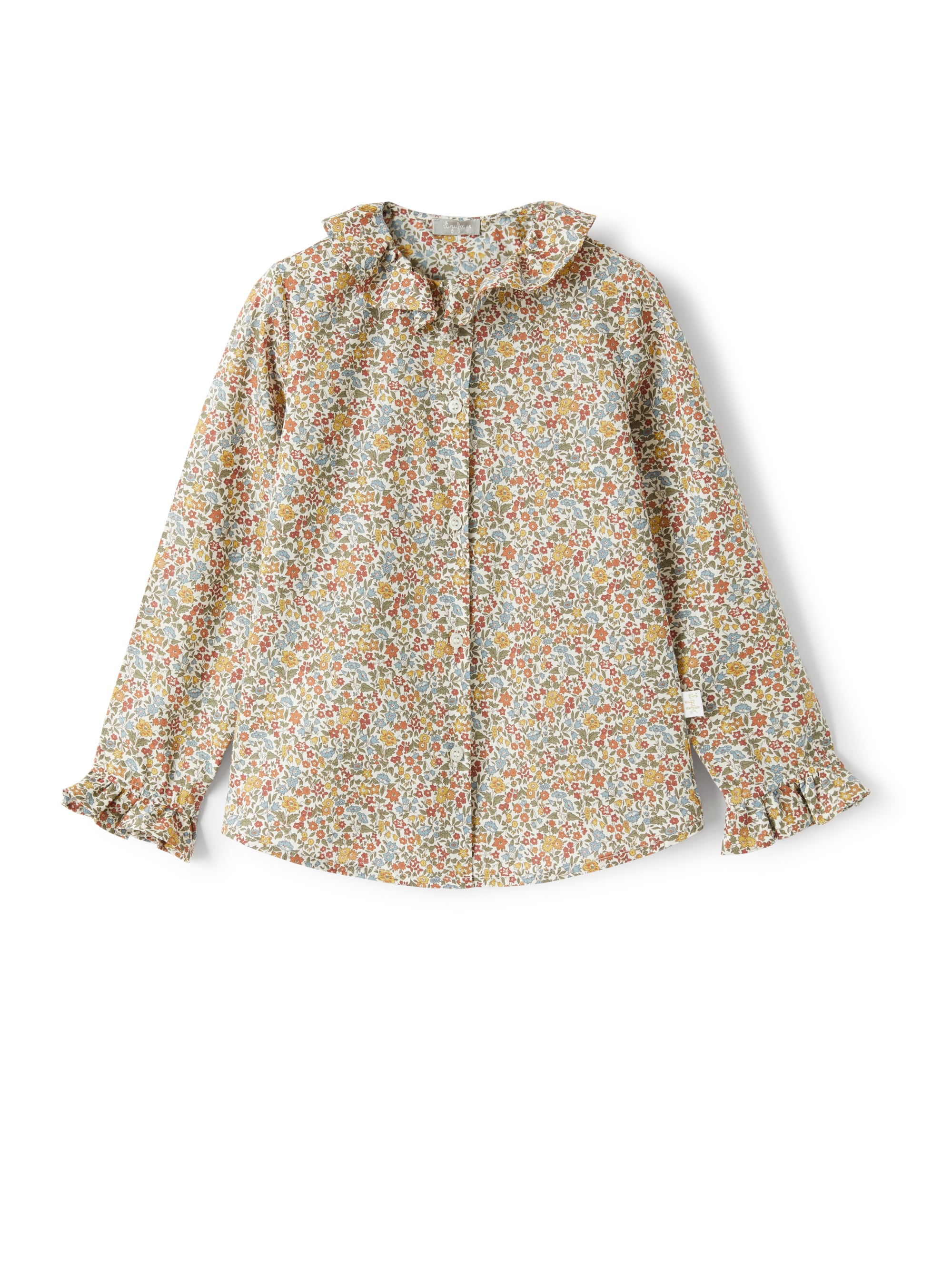 Shirt with ruffle detail