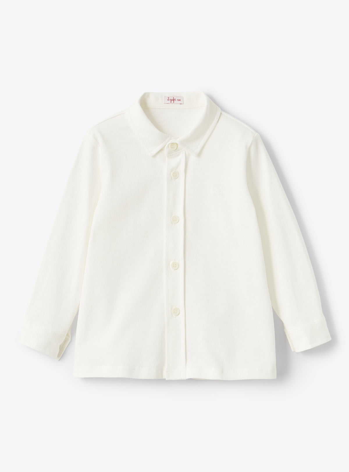 White Cotton Jersey Shirt