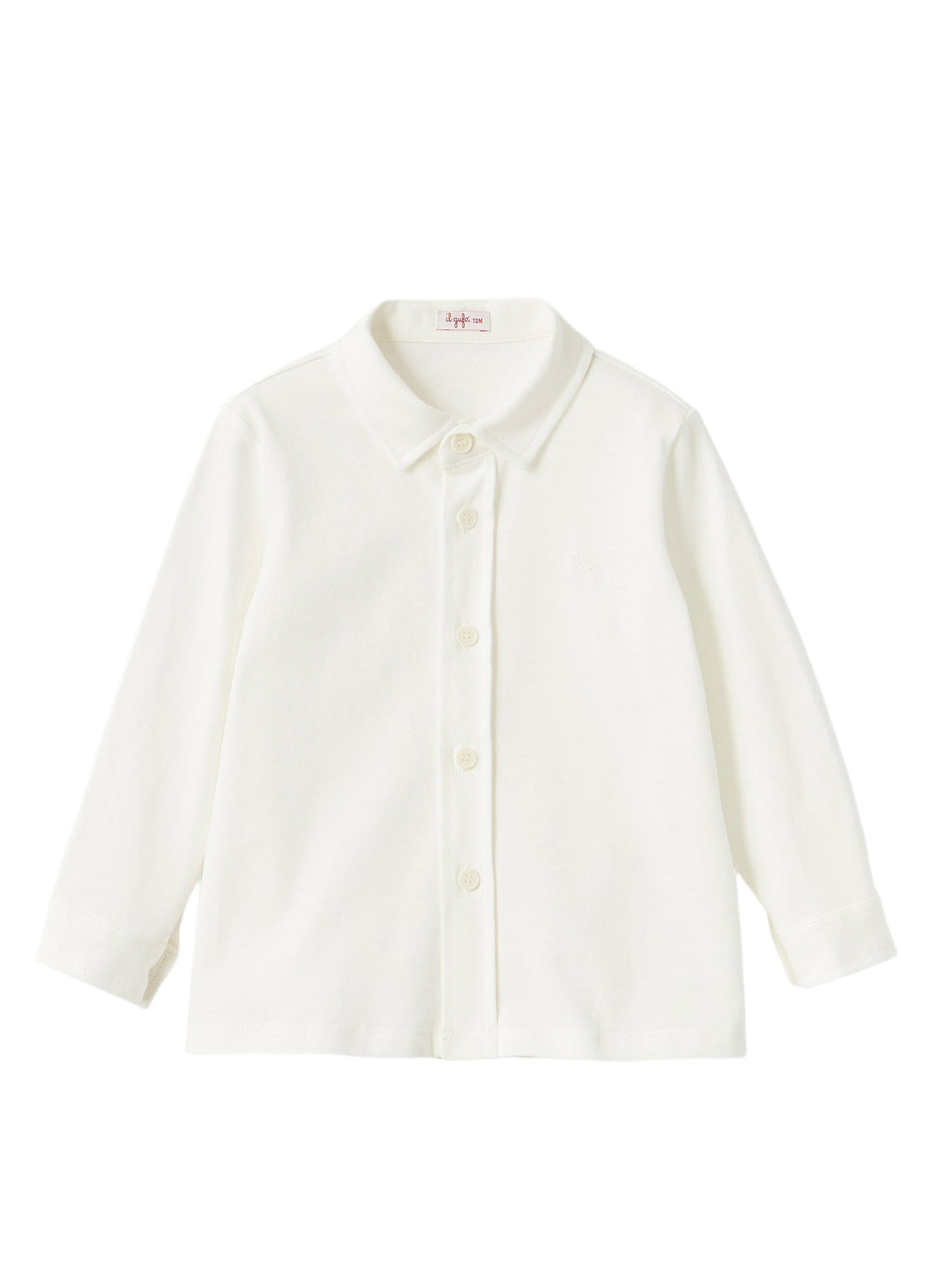 cl182mf002_100 // DOUBLON PAS FUSION /// DOUBLON DEVIENT OK PICS / Camicia in jersey di cotone bianco