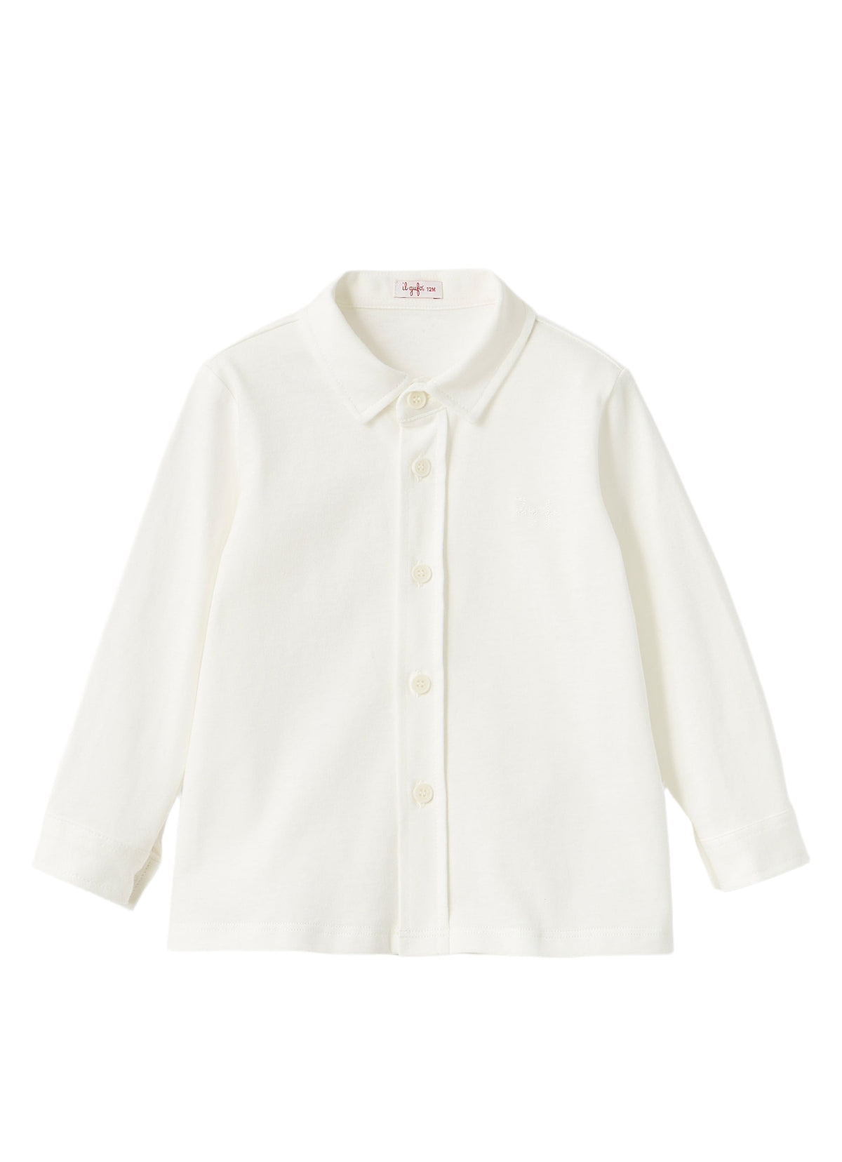 White Cotton Jersey Shirt