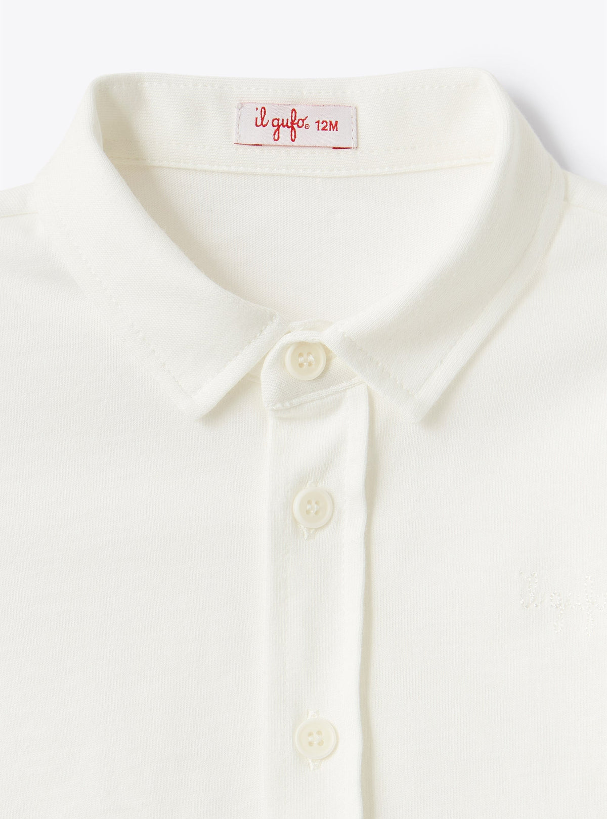 cl182mf002_100 // DOUBLON PAS FUSION /// DOUBLON DEVIENT OK PICS / Camicia in jersey di cotone bianco