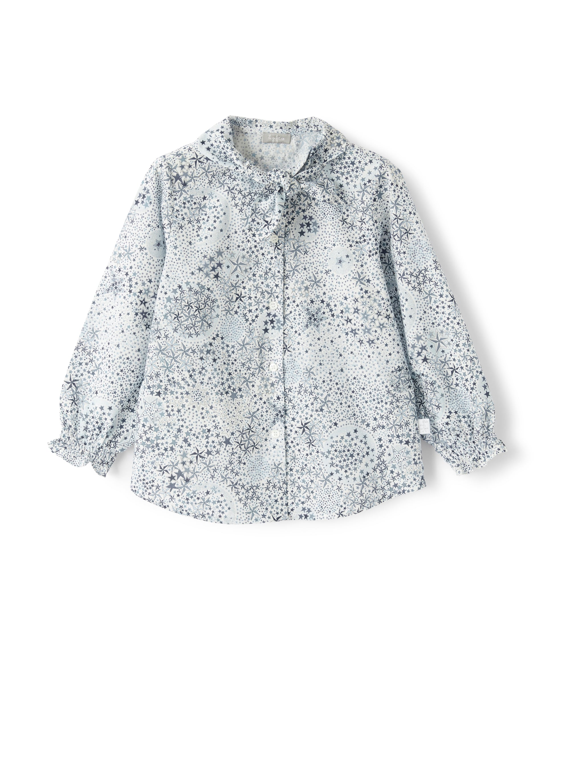 Shirt with bow detail