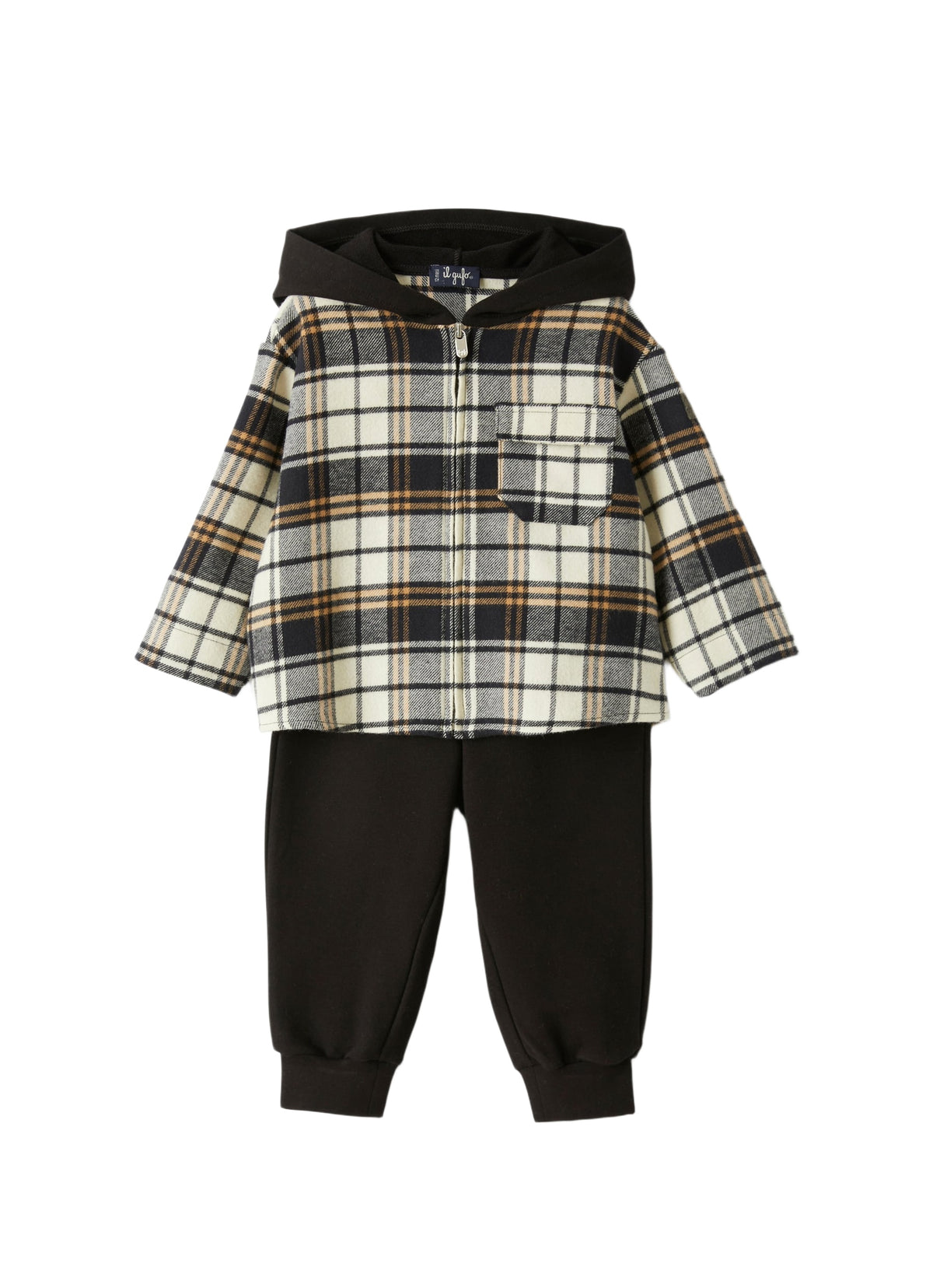 Two-Piece Set With Checked Shirt
