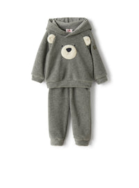 Suit in grey fleece