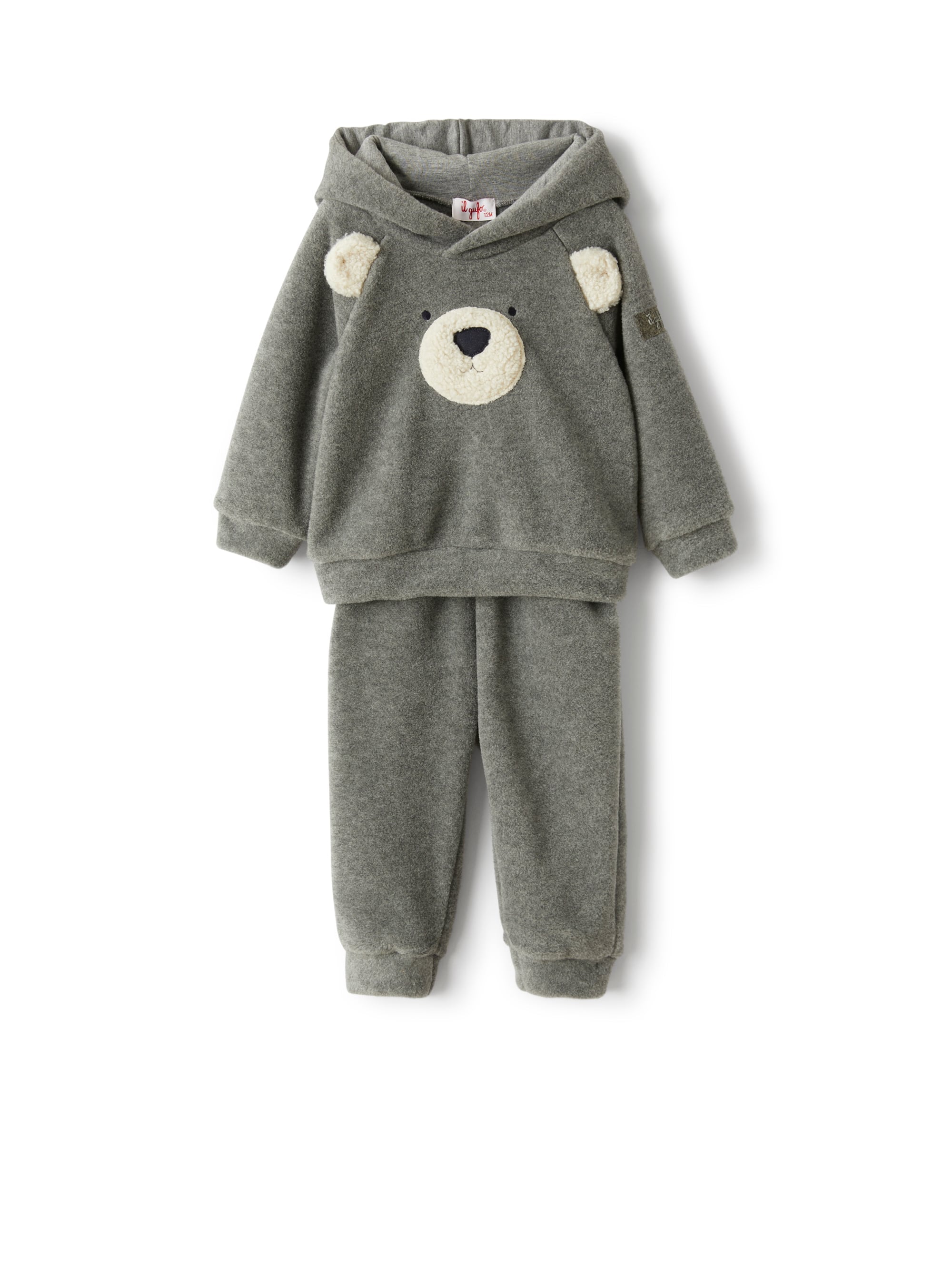 Suit in grey fleece