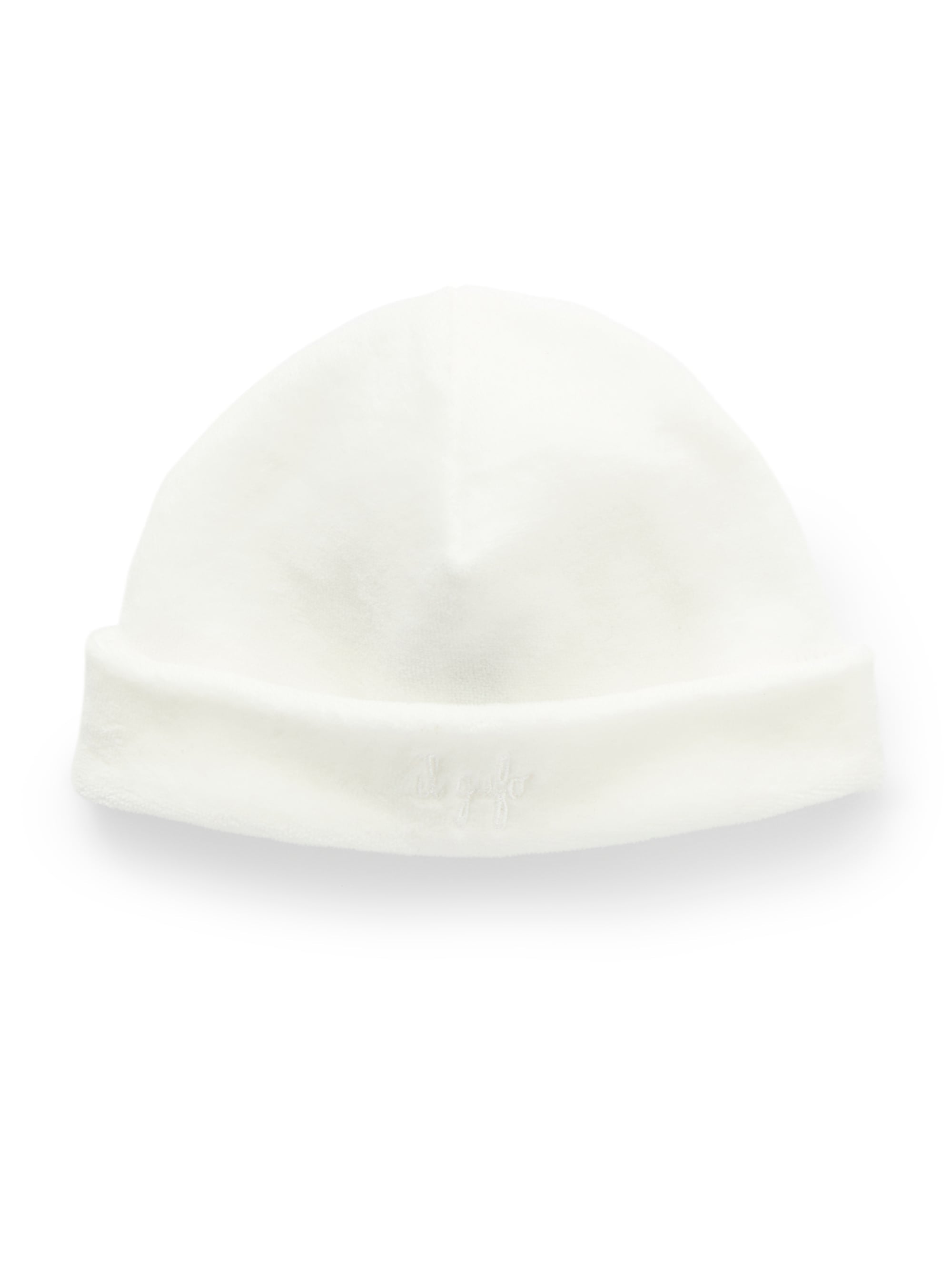 Chenille baby hat