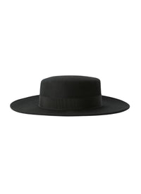 Wide-brimmed woollen hat