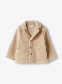 Blazer In Pile Beige