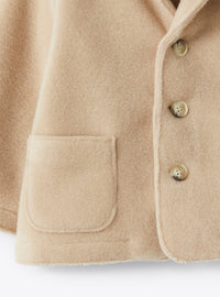 Blazer In Pile Beige