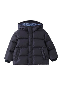 Sporty Down Jacket In Two-Tone Taffeta
