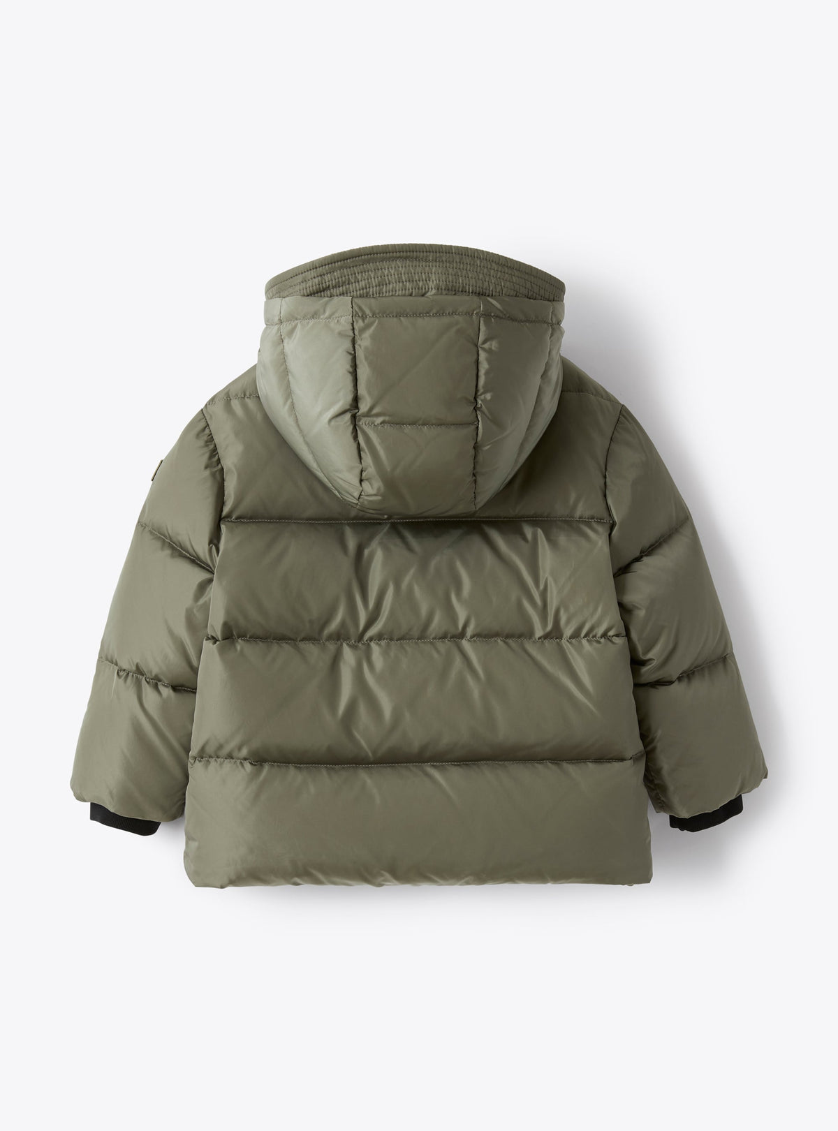 Sporty Down Jacket In Two-Tone Taffeta