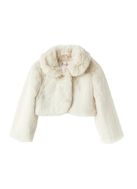 gm405pe023_111 // DOUBLON PAS FUSION /// DOUBLON DEVIENT OK PICS / giacca da neonata in eco pelliccia