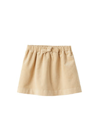 Jupe en velours côtelé - Caribu' Beige
