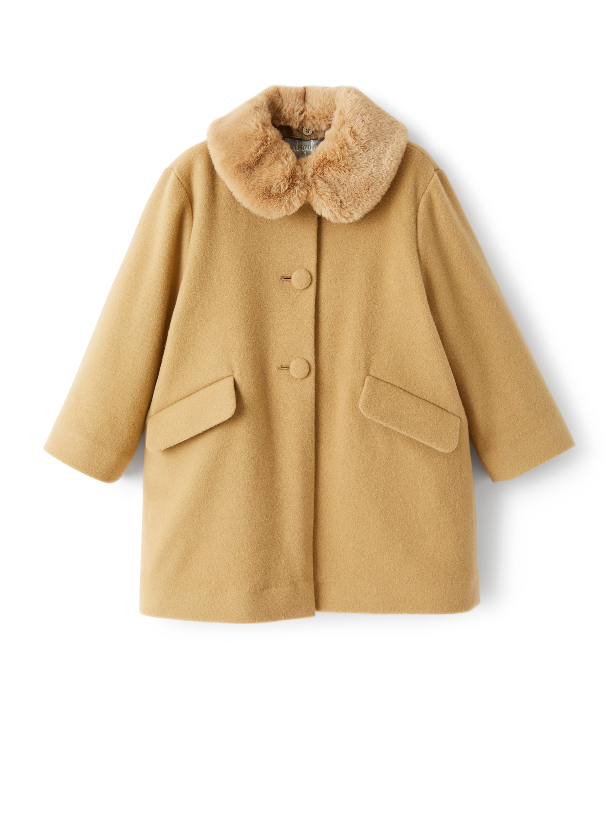 Coat in wool and cashmere