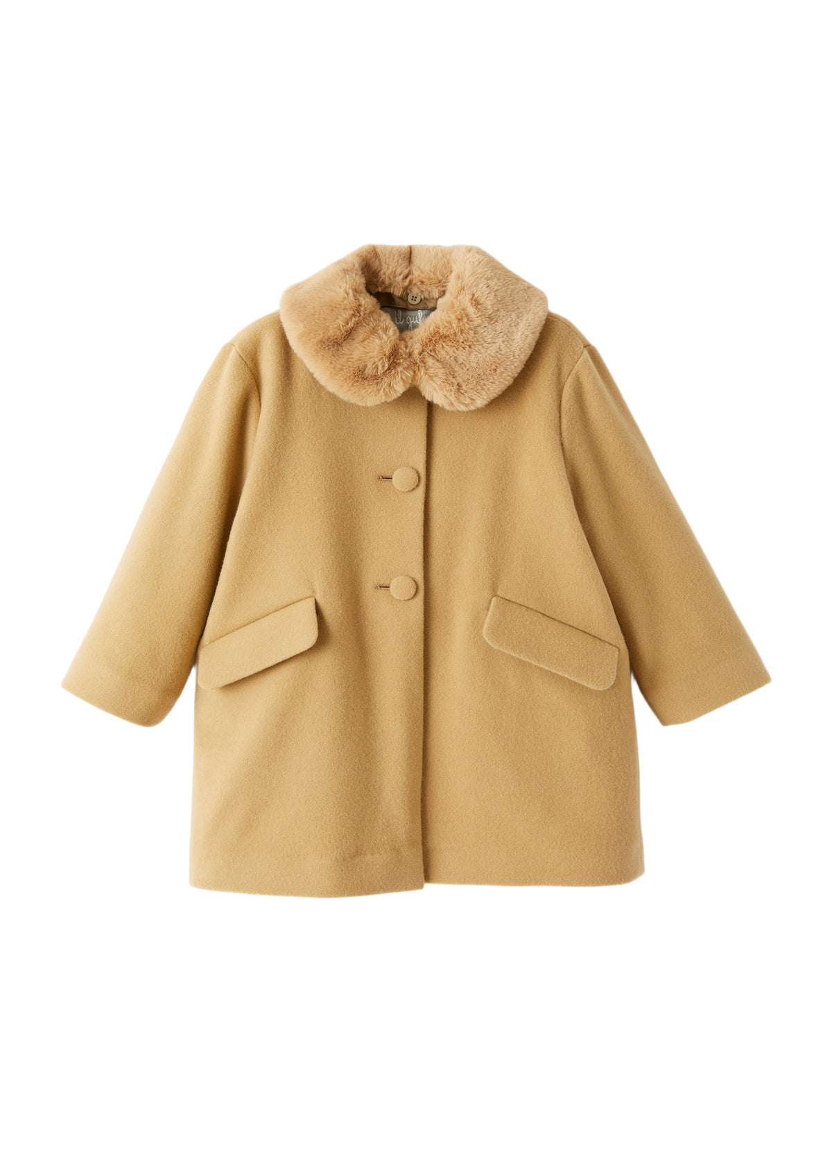 Coat In Wool And Cashmere